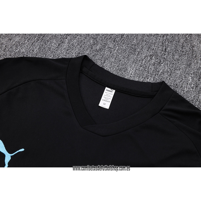 Chandal del Manchester City 22-23 Manga Corta Negro